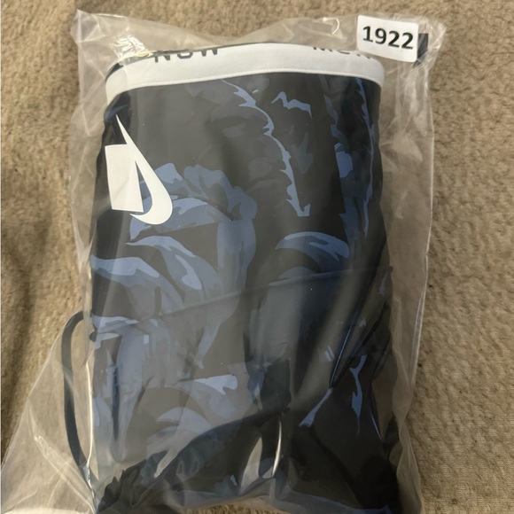 Nike Sportswear Mens Blocked Logo Floral Track Pants Blue Medium RARE - Picture 12 of 12